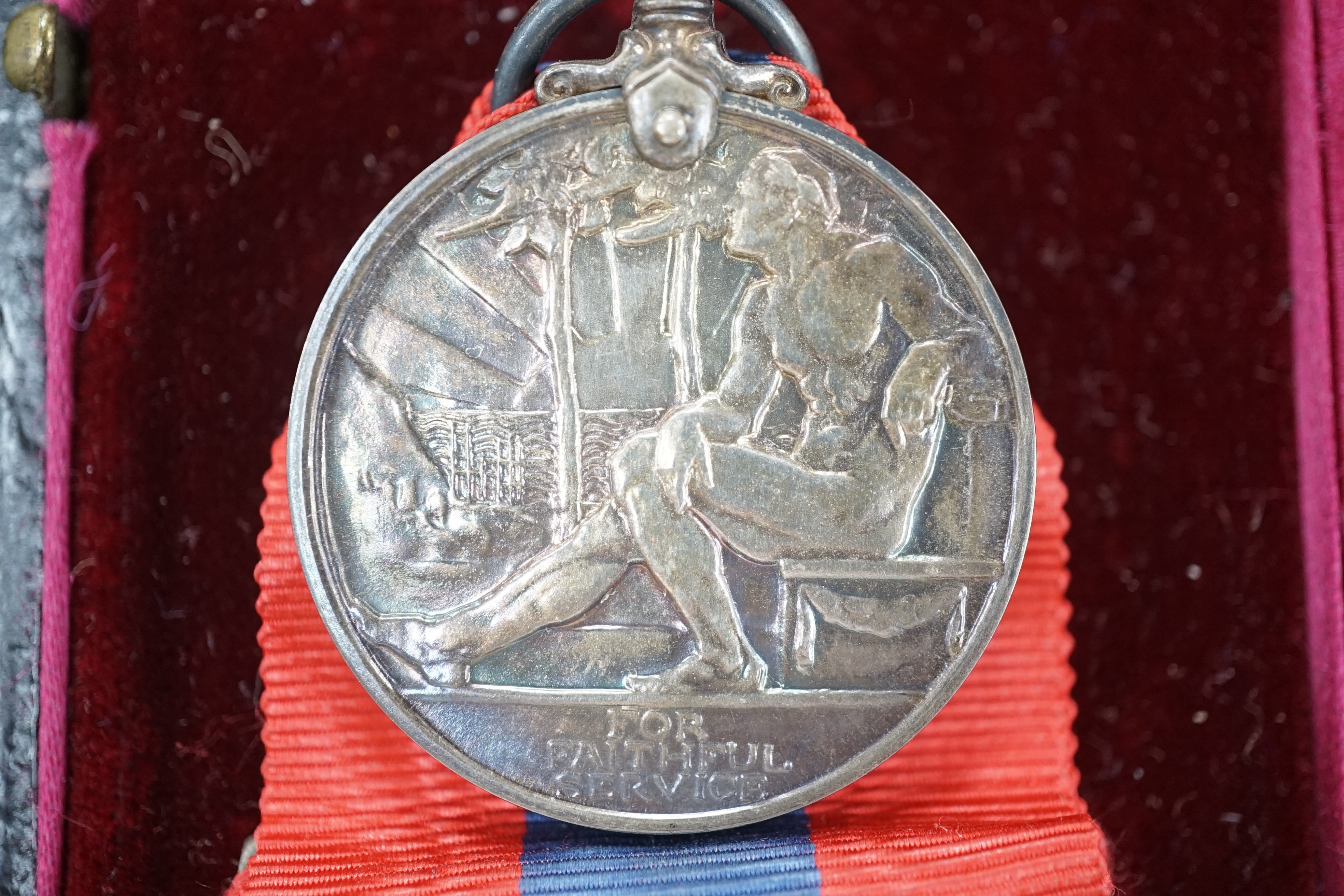 Military buttons and badges and miscellaneous medals